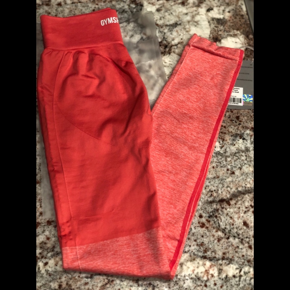 Gymshark Two tone peach legging